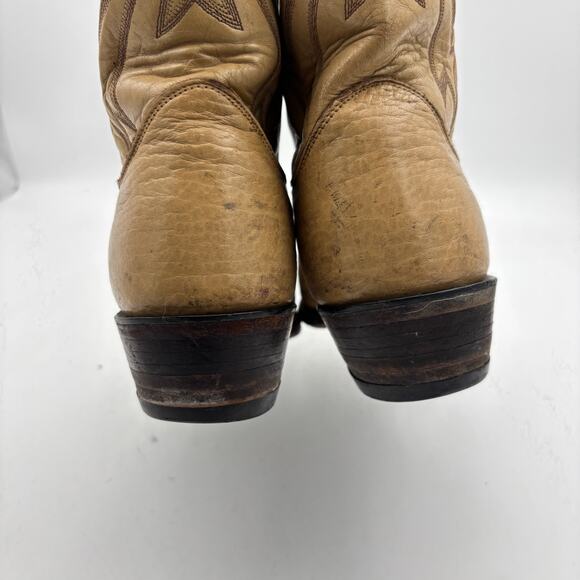 Vintage Olathe 26611 Leather Western Cowboy Boots Mens 9 D Workwear USA
